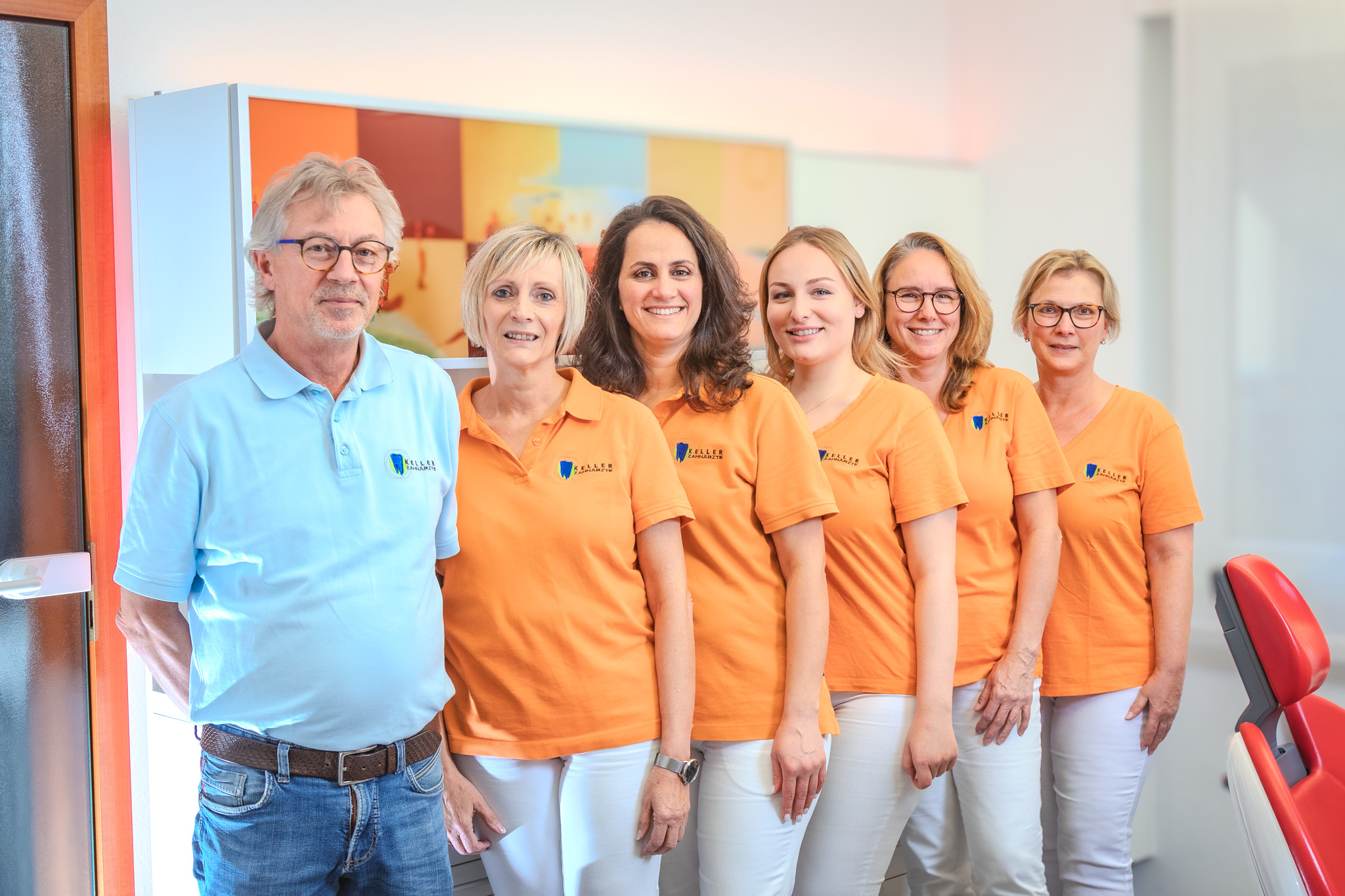 Das Team der Zahnarztpraxis Keller in Ludwigshafen Edigheim